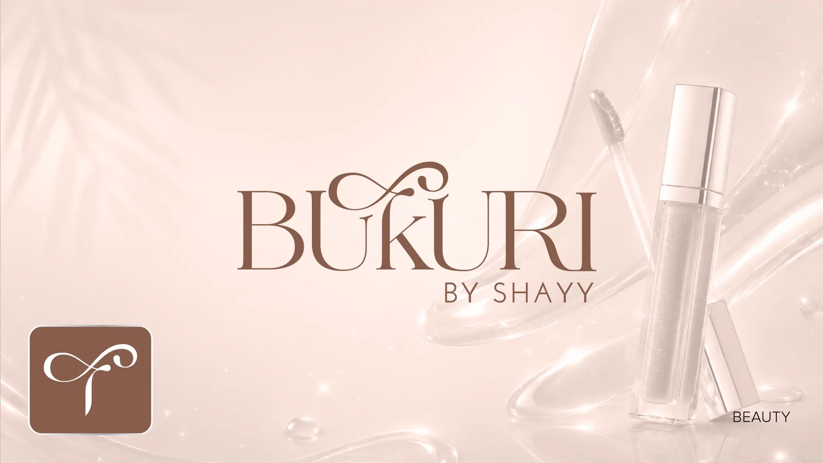 Bukuri by Shayy — Elegant brand mark for a lifestyle label.